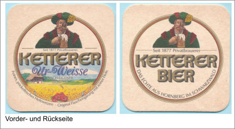 Vorder- und Rückseite