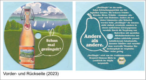 Vorder- und Rückseite (2023)