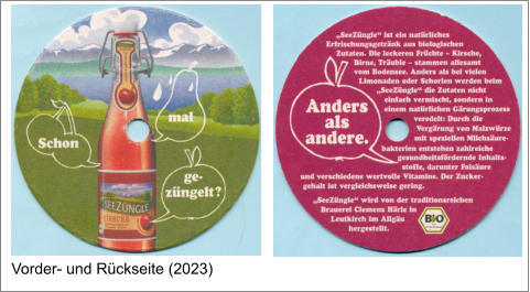 Vorder- und Rückseite (2023)