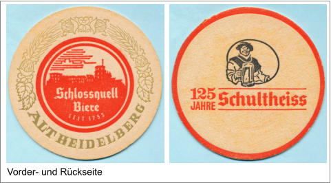 Vorder- und Rückseite