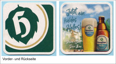 Vorder- und Rückseite