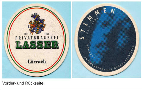 Vorder- und Rückseite