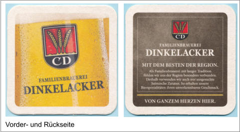 Vorder- und Rückseite