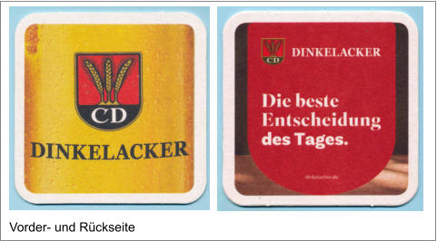 Vorder- und Rückseite