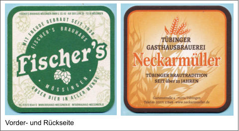 Vorder- und Rückseite