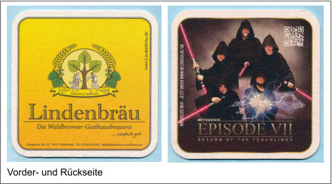 Vorder- und Rückseite