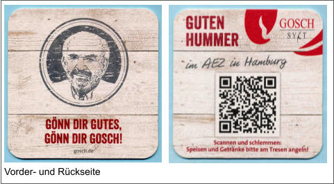 Vorder- und Rückseite