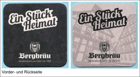 Vorder- und Rückseite