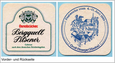 Vorder- und Rückseite