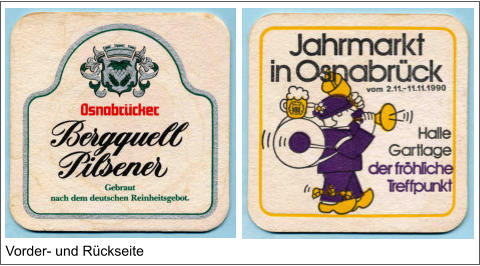 Vorder- und Rückseite