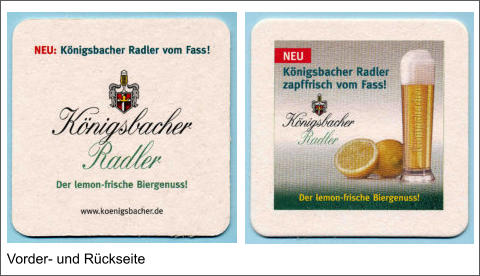 Vorder- und Rückseite