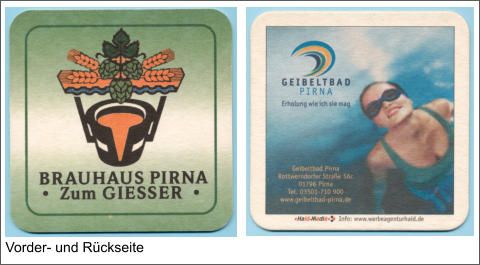 Vorder- und Rückseite