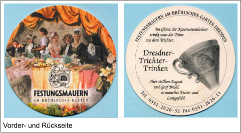 Vorder- und Rückseite