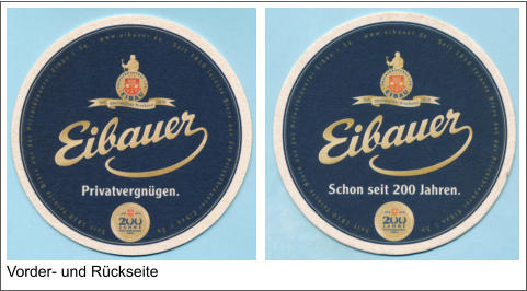 Vorder- und Rückseite