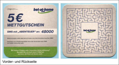 Vorder- und Rückseite