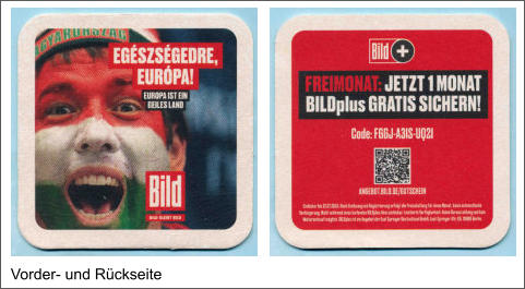 Vorder- und Rückseite