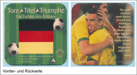 Vorder- und Rückseite