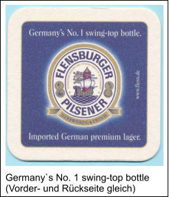 Germany`s No. 1 swing-top bottle (Vorder- und Rückseite gleich)