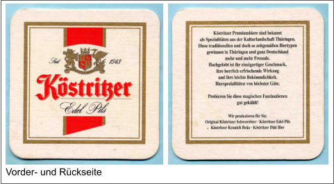 Vorder- und Rückseite