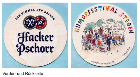 Vorder- und Rückseite