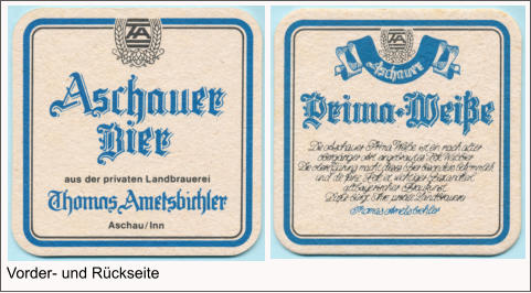 Vorder- und Rückseite