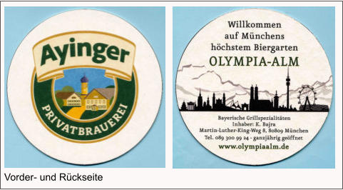 Vorder- und Rückseite