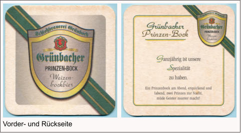 Vorder- und Rückseite