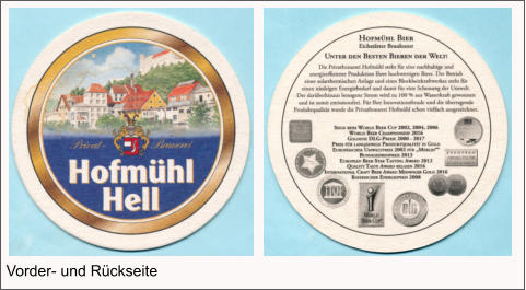 Vorder- und Rückseite