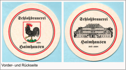 Vorder- und Rückseite