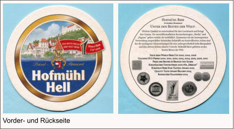 Vorder- und Rückseite