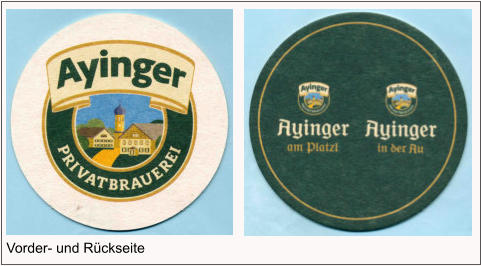 Vorder- und Rückseite