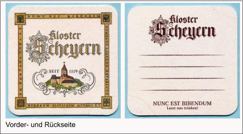 Vorder- und Rückseite