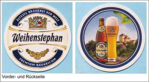 Vorder- und Rückseite