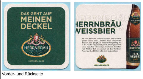 Vorder- und Rückseite