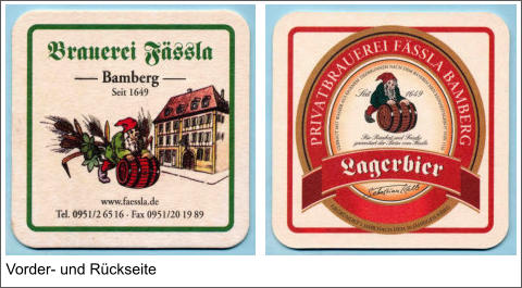 Vorder- und Rückseite