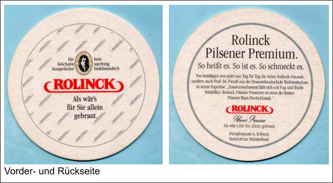 Vorder- und Rückseite