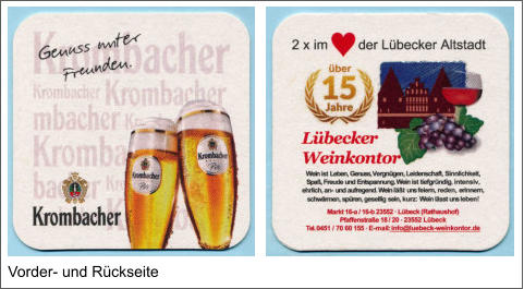 Vorder- und Rückseite