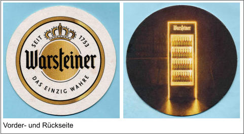 Vorder- und Rückseite