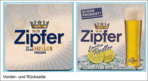 Vorder- und Rückseite