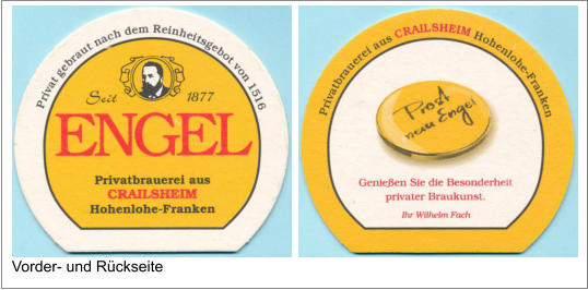 Vorder- und Rückseite