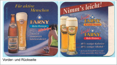 Vorder- und Rückseite