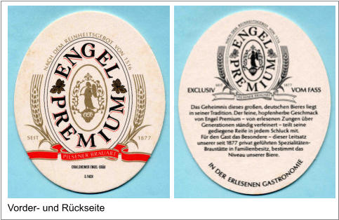 Vorder- und Rückseite