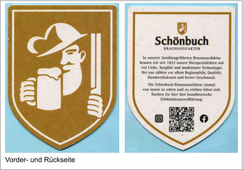 Vorder- und Rückseite