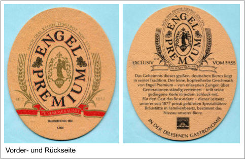 Vorder- und Rückseite