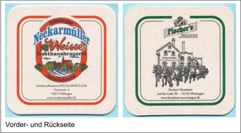 Vorder- und Rückseite