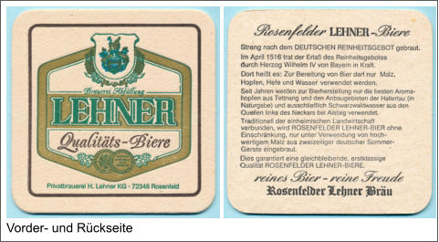 Vorder- und Rückseite