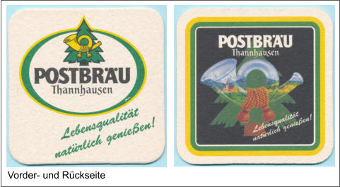 Vorder- und Rückseite