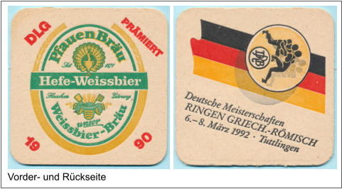 Vorder- und Rückseite