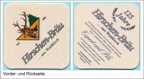 Vorder- und Rückseite