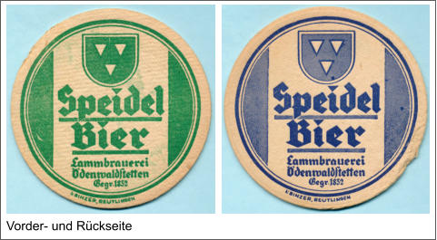 Vorder- und Rückseite